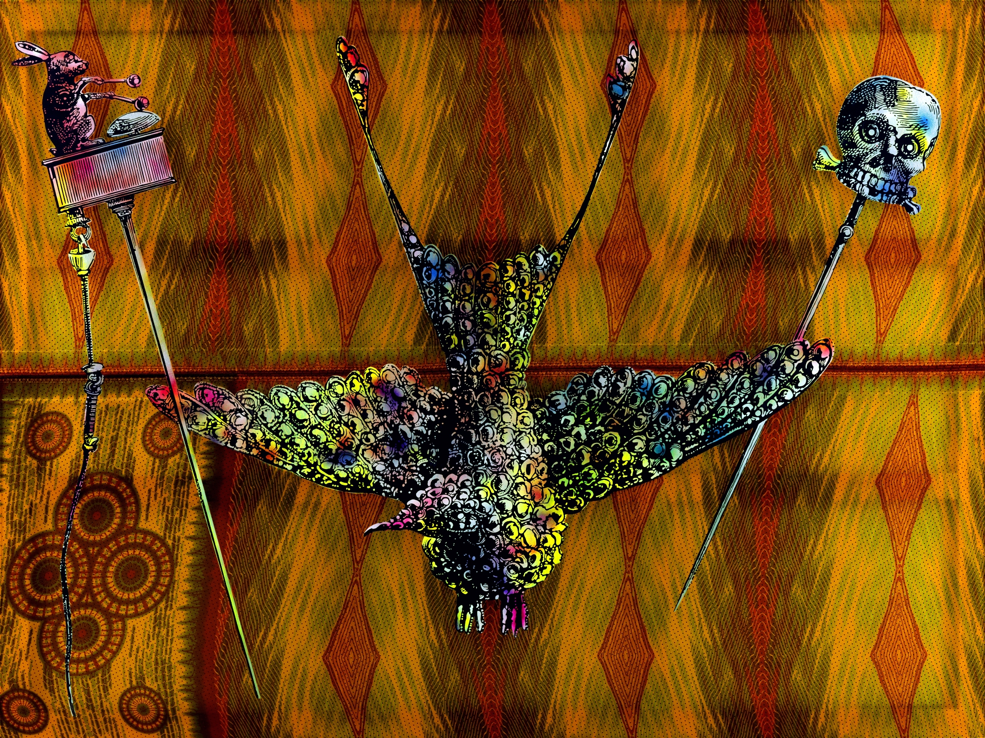 Polke, Sigmar: Cím nélkül, 2005. Fotó: Rosta József © Ludwig Múzeum – Kortárs Művészeti Múzeum
Sigmar Polke: Untitled, 2005, photo: József Rosta © Ludwig Museum – Museum of Contemporary Art Sigmar Polke - Cím nélkül