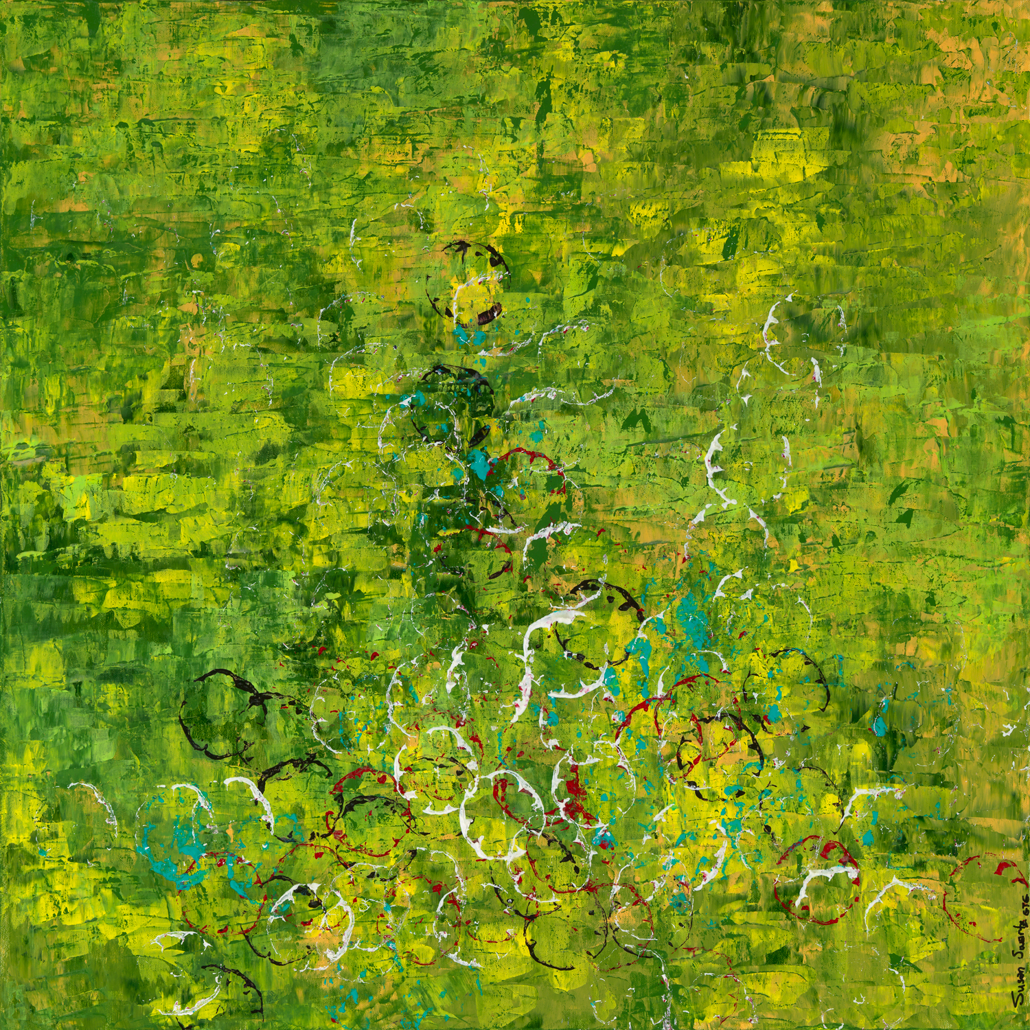 Susan Swartz: N.Z. Reflections 2, 20 × 20 cm © A Susan Swartz Studio jóvoltábólSusan Swartz: N.Z. Reflections 2, 20 × 20 cm © Courtesy of Susan Swartz Studio N.Z. Reflections 2