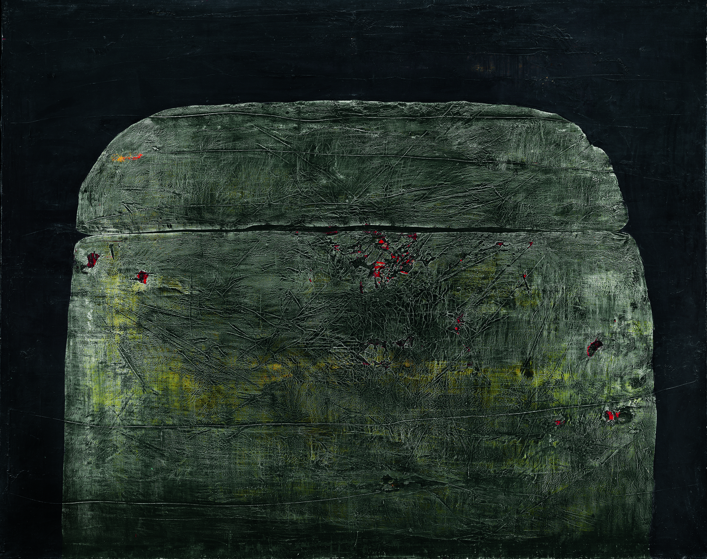 Reigl Judit: Guano, 1959-1963. © fotó: DARABOS György a Kalman Makláry Fine Arts jóvoltából 
Judit Reigl: Guano, 1959-1963. © photo: György DARABOS courtesy of Kalman Makláry Fine Arts Guano - II