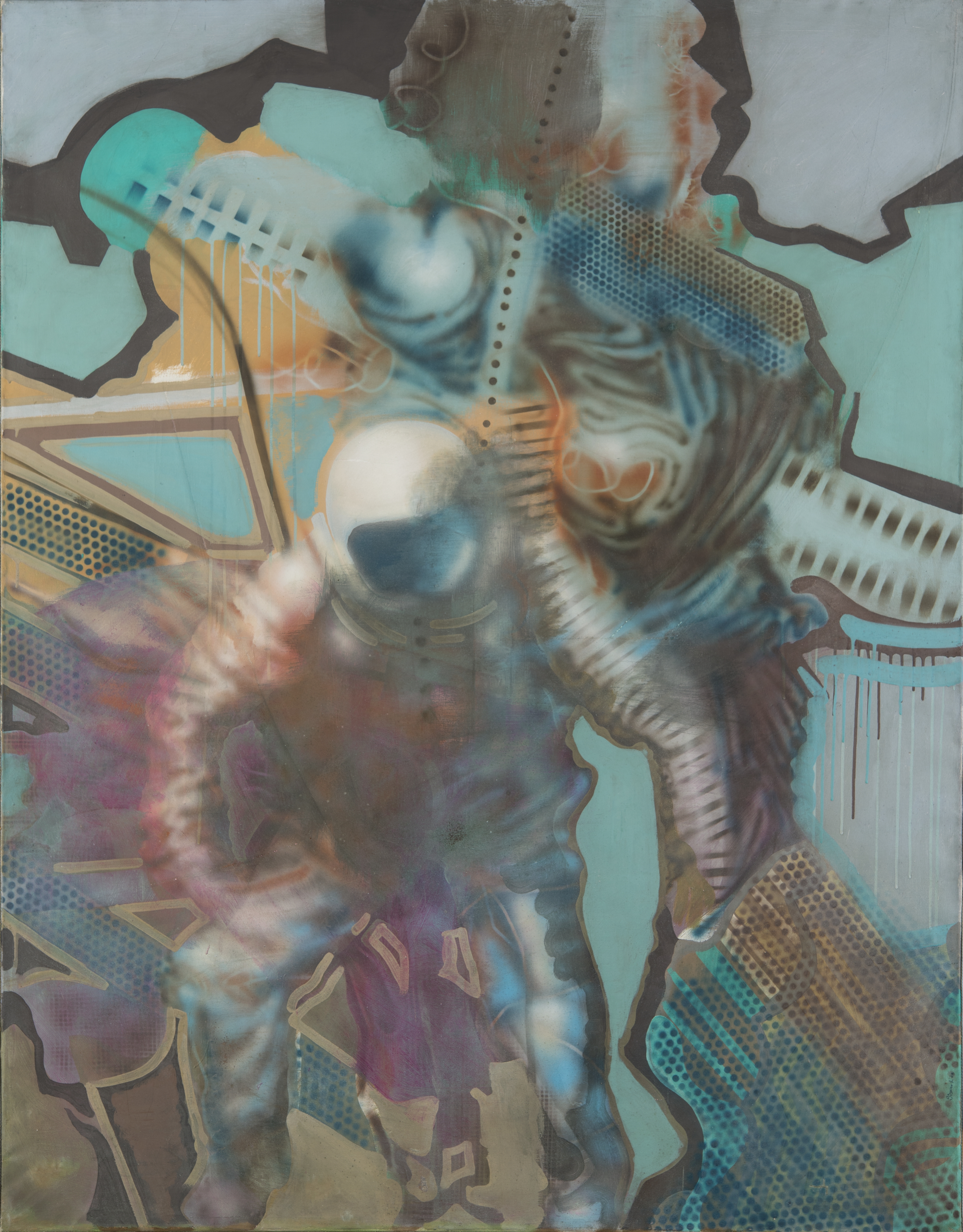 Siskov Ludmil: Asztronauták, 1968. Magyar Nemzeti Galéria, HUNGART ©
Siskov Ludmil: Astronauts, 1968. Hungarian National Gallery, HUNGART © Siskov Ludmil (Jogdíjköteles!)