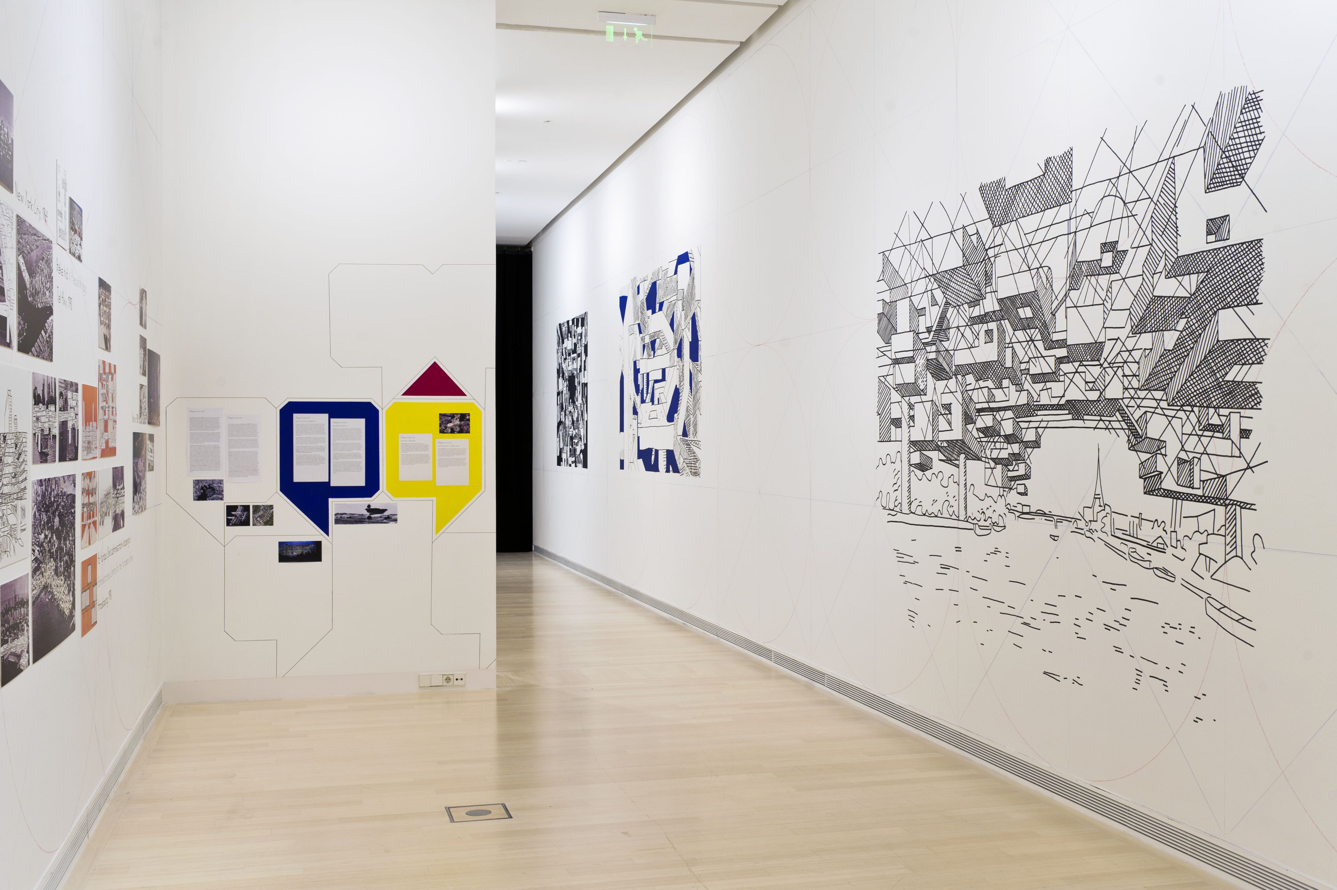 © DARABOS György / Ludwig Múzeum - Kortárs Művészeti Múzeum Adattára Yona Friedman kiállítása / Enteriőr