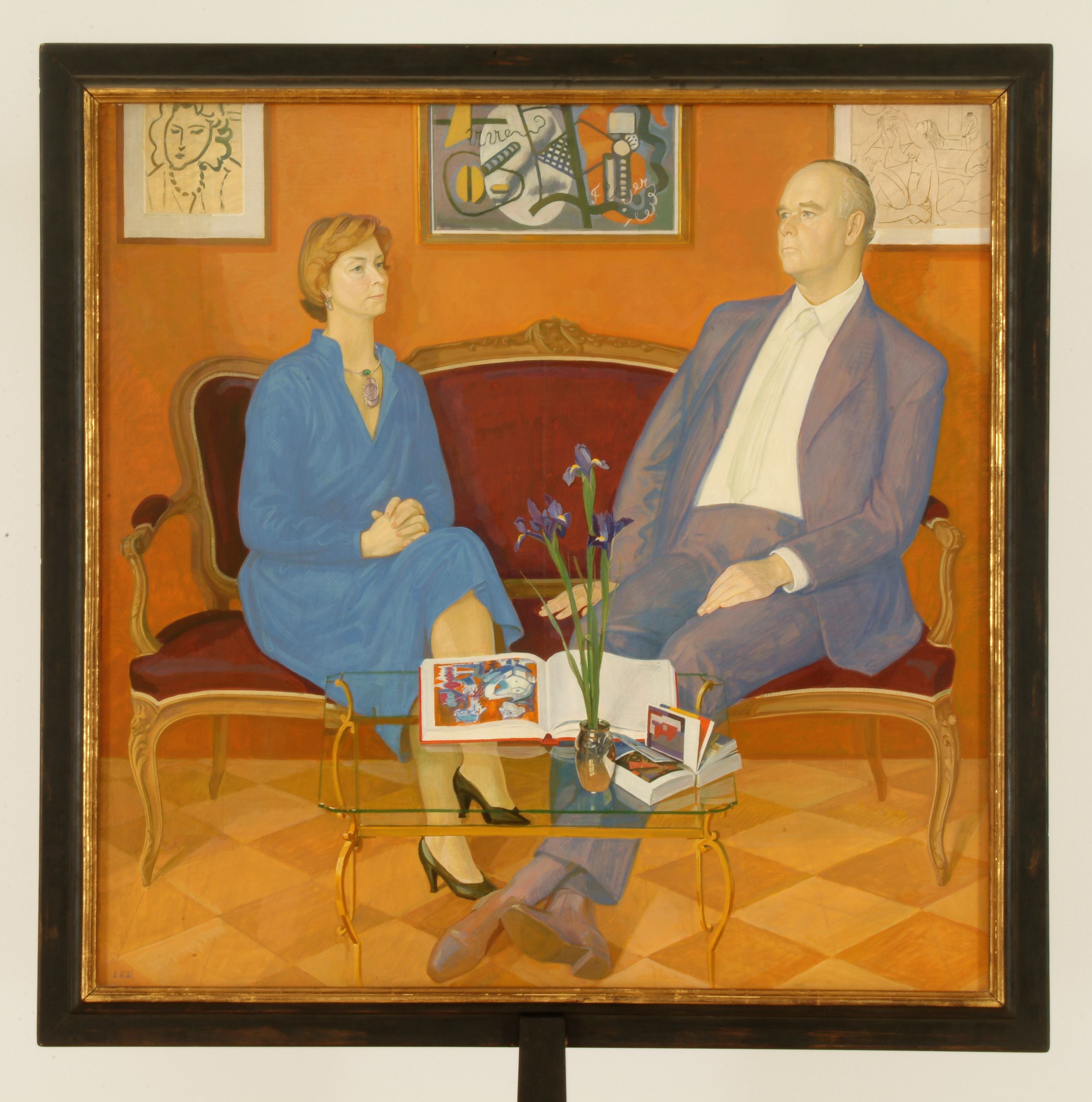 Zsilinszkij, Dimitrij: Kettős portré: Irene és Peter Ludwig, 1981, A Ludwig Múzeum - Kortárs Művészeti Múzeum gyűjteménye, fotó: Rosta József © Ludwig Múzeum - Kortárs Művészeti Múzeum, Budapest
Dmitry Zhilinsky: Double Portrait: Irene and Peter Ludwig, 1981, Collection of Ludwig Museum – Museum of Contemporary Art, Budapest, photo: József Rosta © Ludwig Museum - Museum of Contemporary Art, Budapest Dimitrij Zsilinszkij-1