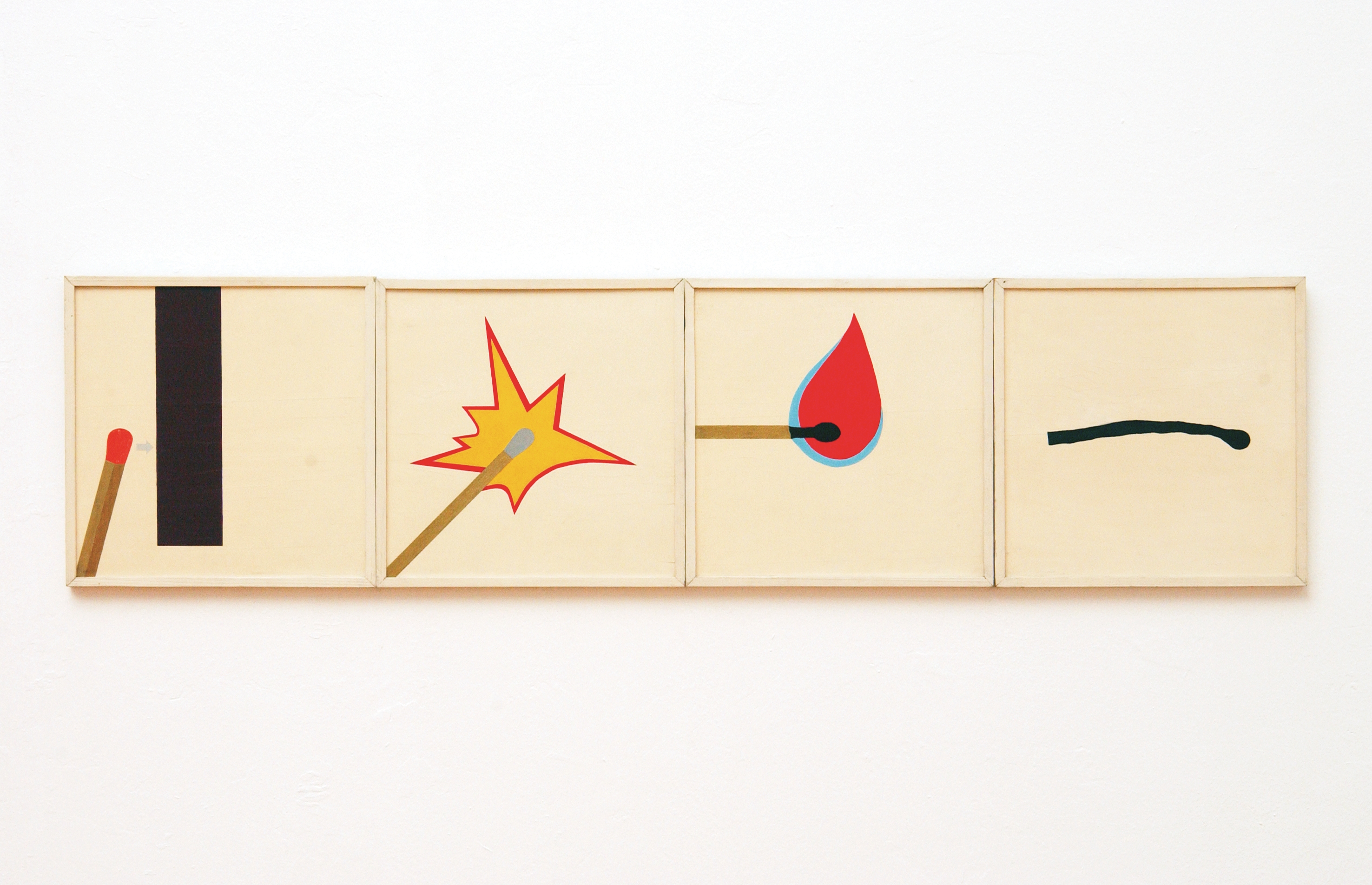 Dušan Otašević: Poliptichon III., 1966. Museum of Contemporary Art, Belgrád. Fotó © Saša Reljić
Dušan Otašević: Polyptych III, 1966. Museum of Contemporary Art, Belgrade. Photo © Saša Reljić Dušan Otašević
