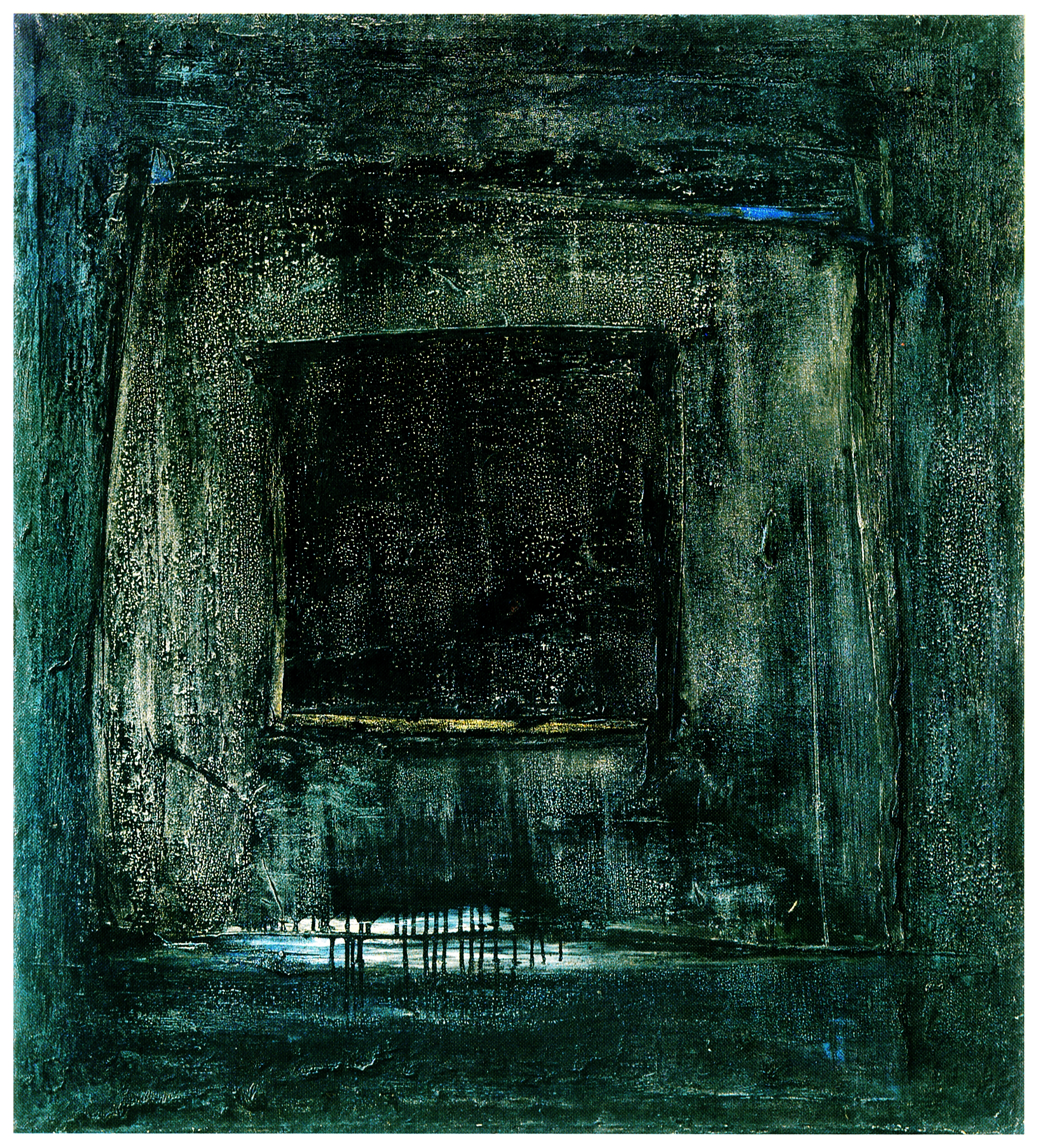 Reigl Judit: Guano, 1959-60. © fotó: DARABOS György a Kalman Makláry Fine Arts jóvoltábó
Judit Reigl: Guano, 1959-60. © photo: György DARABOS courtesy of Kalman Makláry Fine Arts Guano - I