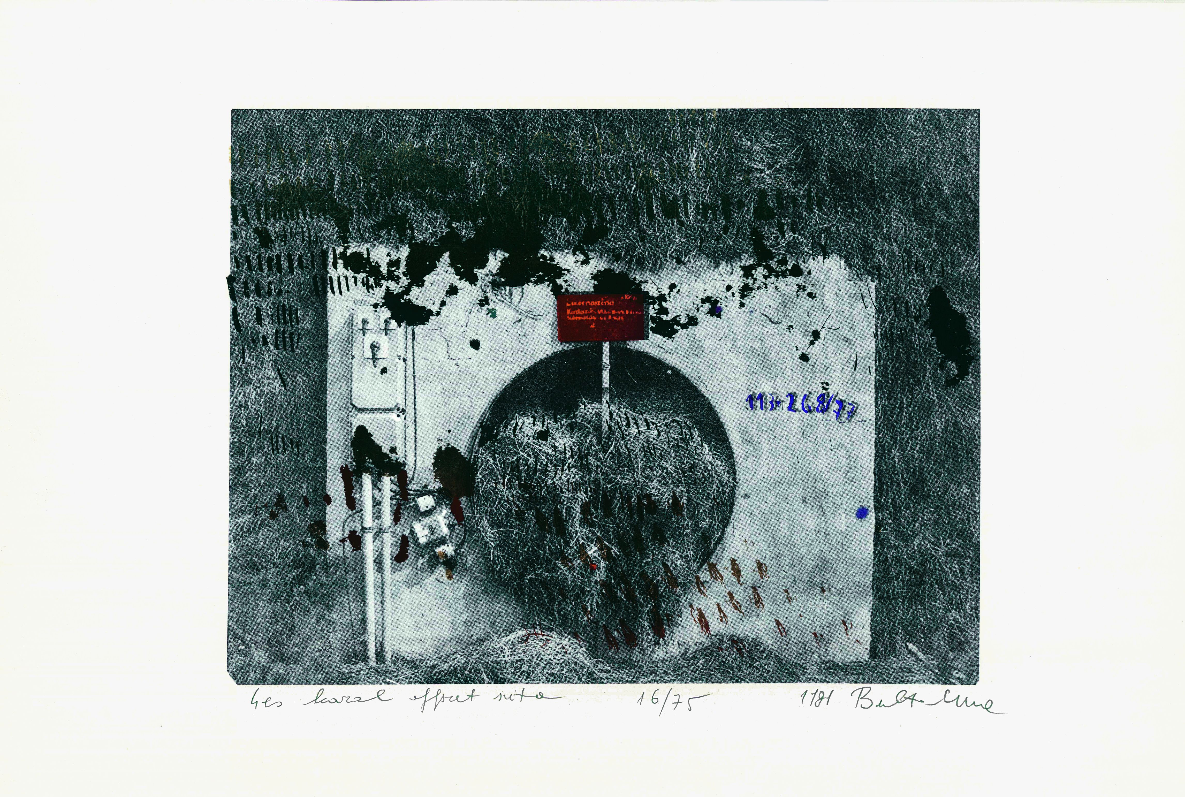 BUKTA Imre: 4-es kazal | Stack No. 4, 1981, ofszetnyomat | offset print (ed.75), 290 × 395 mm © Neon Galéria BUKTA Imre