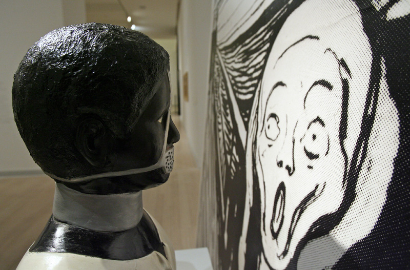 © SZÉKELYHIDI Balázs / Ludwig Múzeum - Kortárs Művészeti Múzeum Adattára© Balázs SZÉKELYHIDI / Ludwig Museum - Museum of Contemporary Art, Archives A hős, a hősnő és a szerző, Enteriőr / The Hero, the Heroine and the Author, Interior