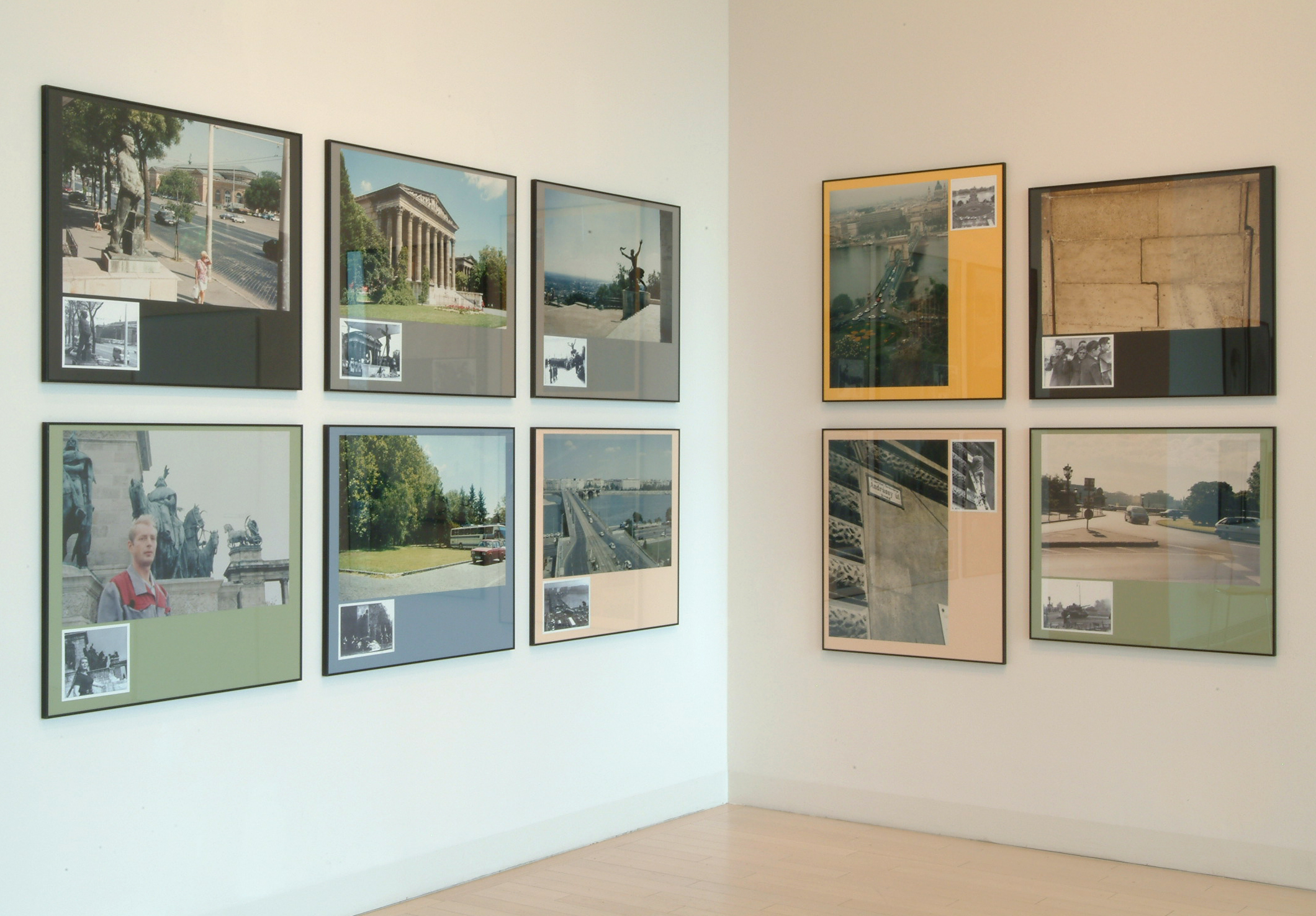 Muntadas, Antoni: Médiahelyszínek / Médiaemlékművek Budapest, 1998. Fotó: Rosta József © Ludwig Múzeum – Kortárs Művészeti Múzeum
Antoni Muntadas: Media Scenes / Media Monuments Budapest, 1998, photo: József Rosta © Ludwig Museum – Museum of Contemporary Art Antoni Muntadas - Médiahelyszínek / Médiaemlékművek Budapest