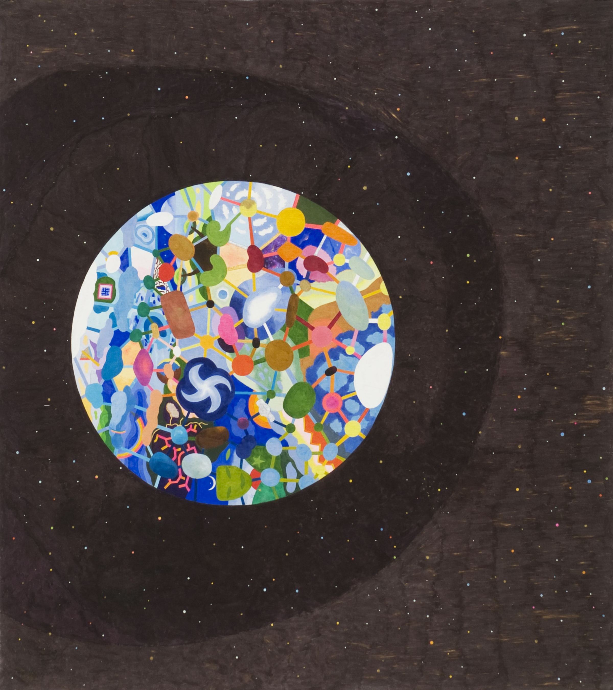 Január Herceg: Zászló, 1999, vászon, akril, 123 x 137 cm. Fotó © Rosta József
Január Herceg: Flag, 1999, acrylic on canvas, 123 x 137 cm. Photo © József Rosta Január Herceg