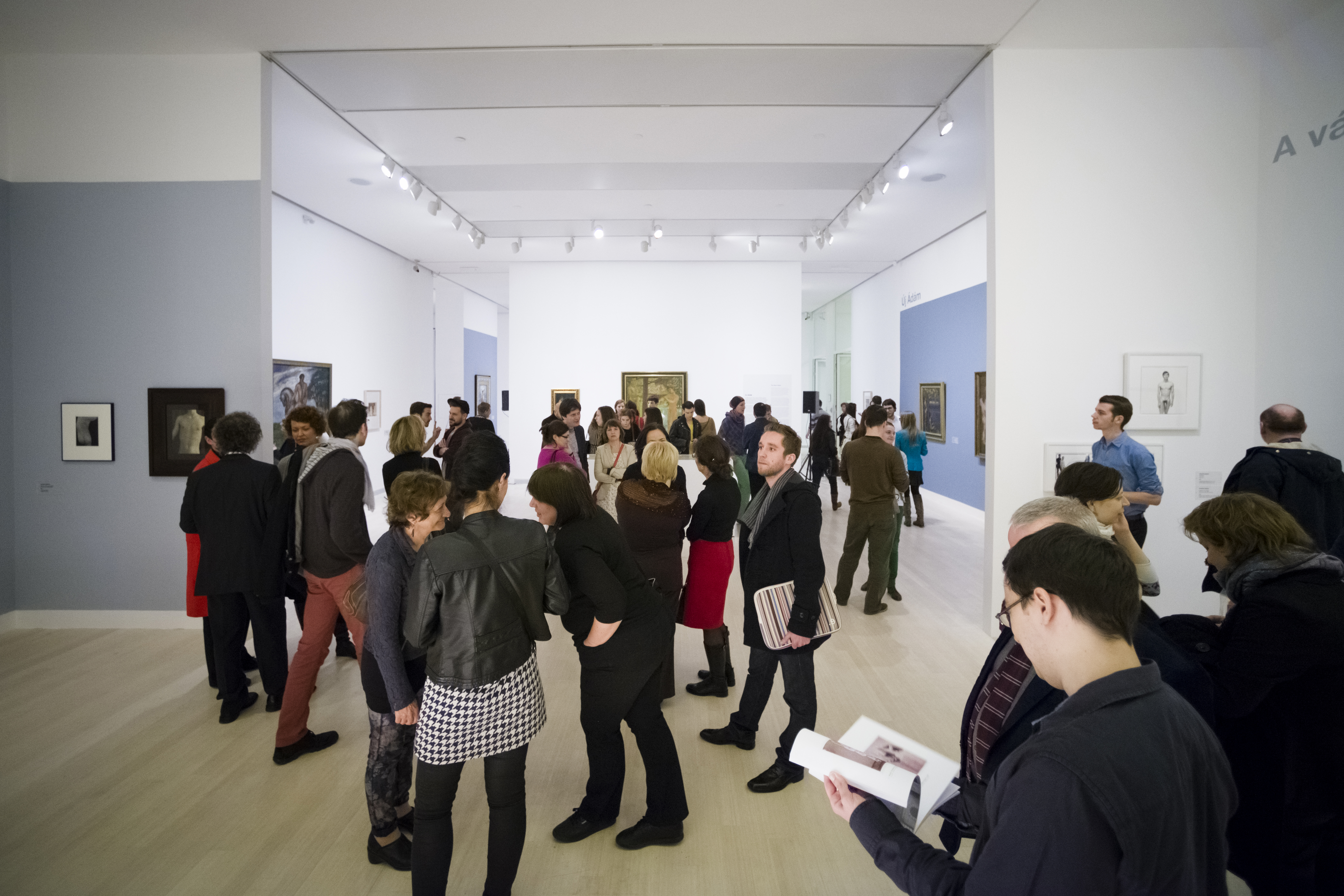 © Végel Dániel / Ludwig Múzeum - Kortárs Művészeti Múzeum, Digitális Archívum és Adattár© Dániel Végel / Ludwig Museum - Museum of Contemporary Art, Archives A meztelen férfi / Megnyitó