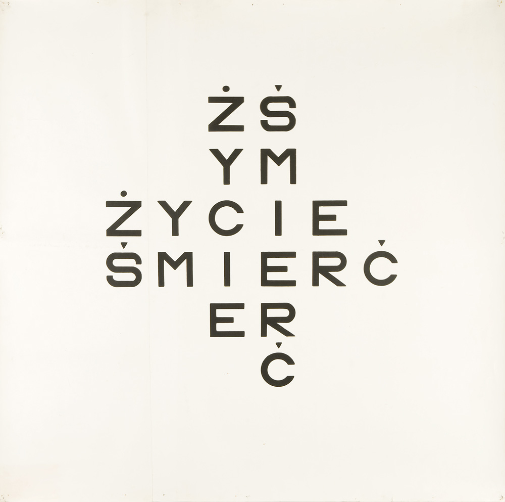 Stanisław Dróżdż: Cím nélkül (Élet – Halál), 1969, © Wrocław Kortárs Múzeum
Stanisław Dróżdż: No title (Life – Death), 1969, © Wrocław Contemporary Museum Stanisław Dróżdż