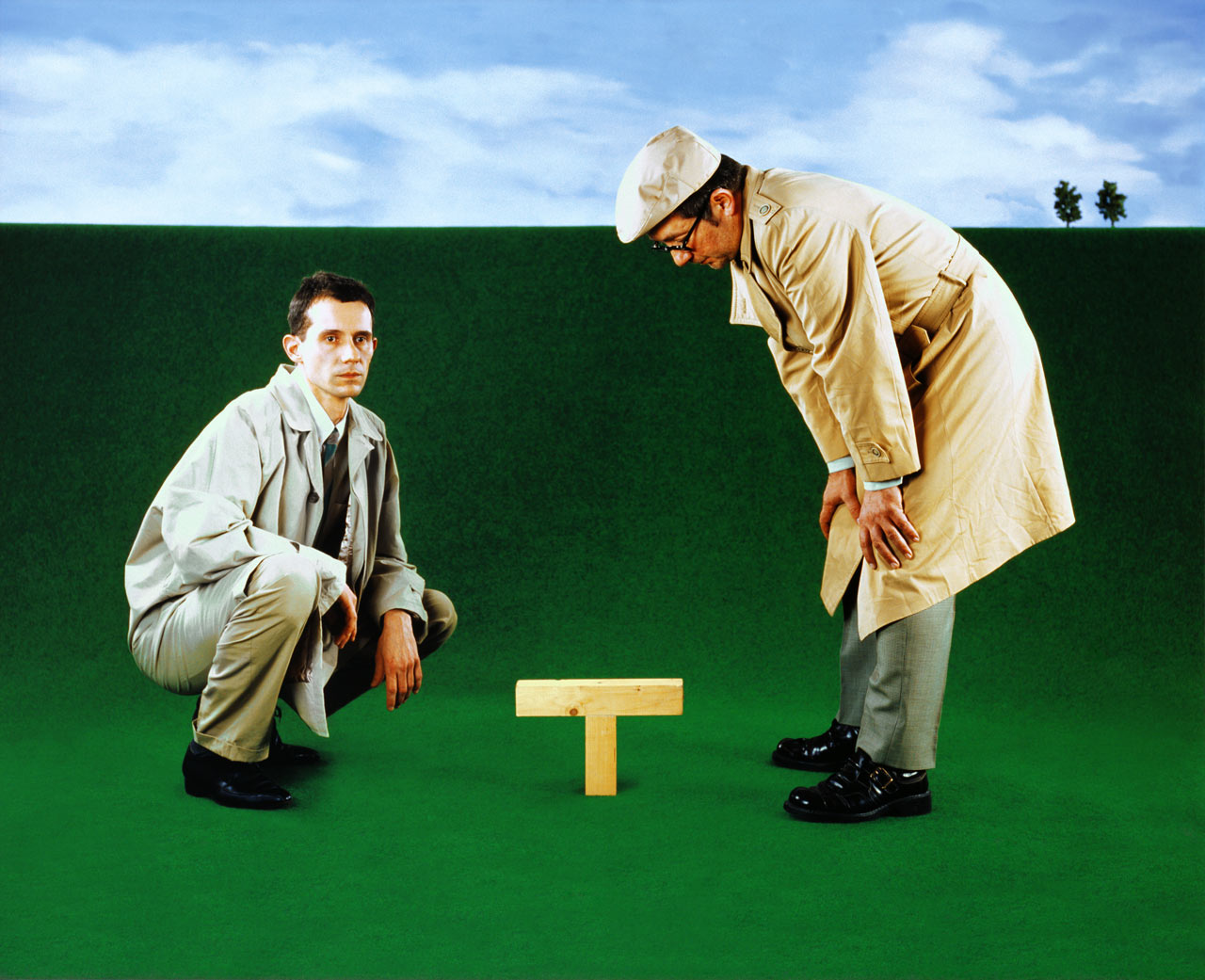 GERHES Gábor: A T megtalálása | Finding the 'T', C-print, 2002 Gerhes