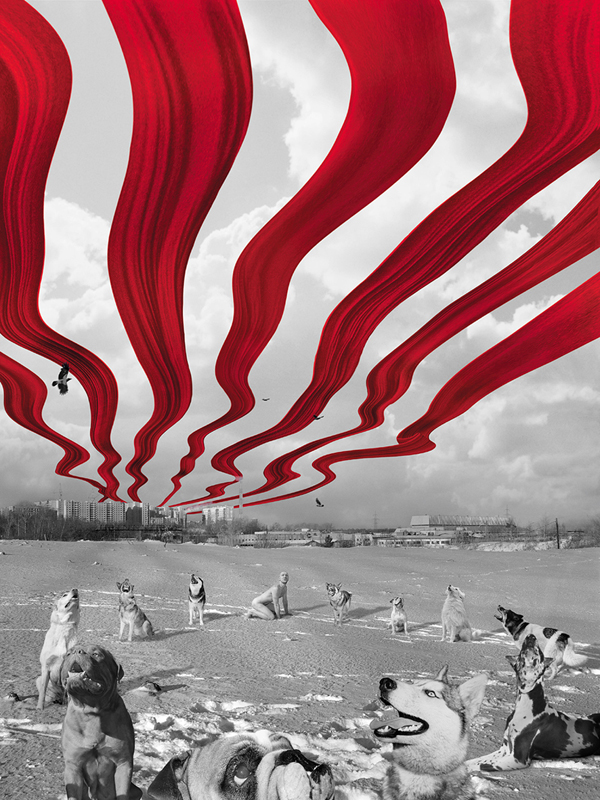 Oleg Kulik: Eclipse 2,cibachrome, 116.5×85 cm, 1999. Oleg Kulik - II.