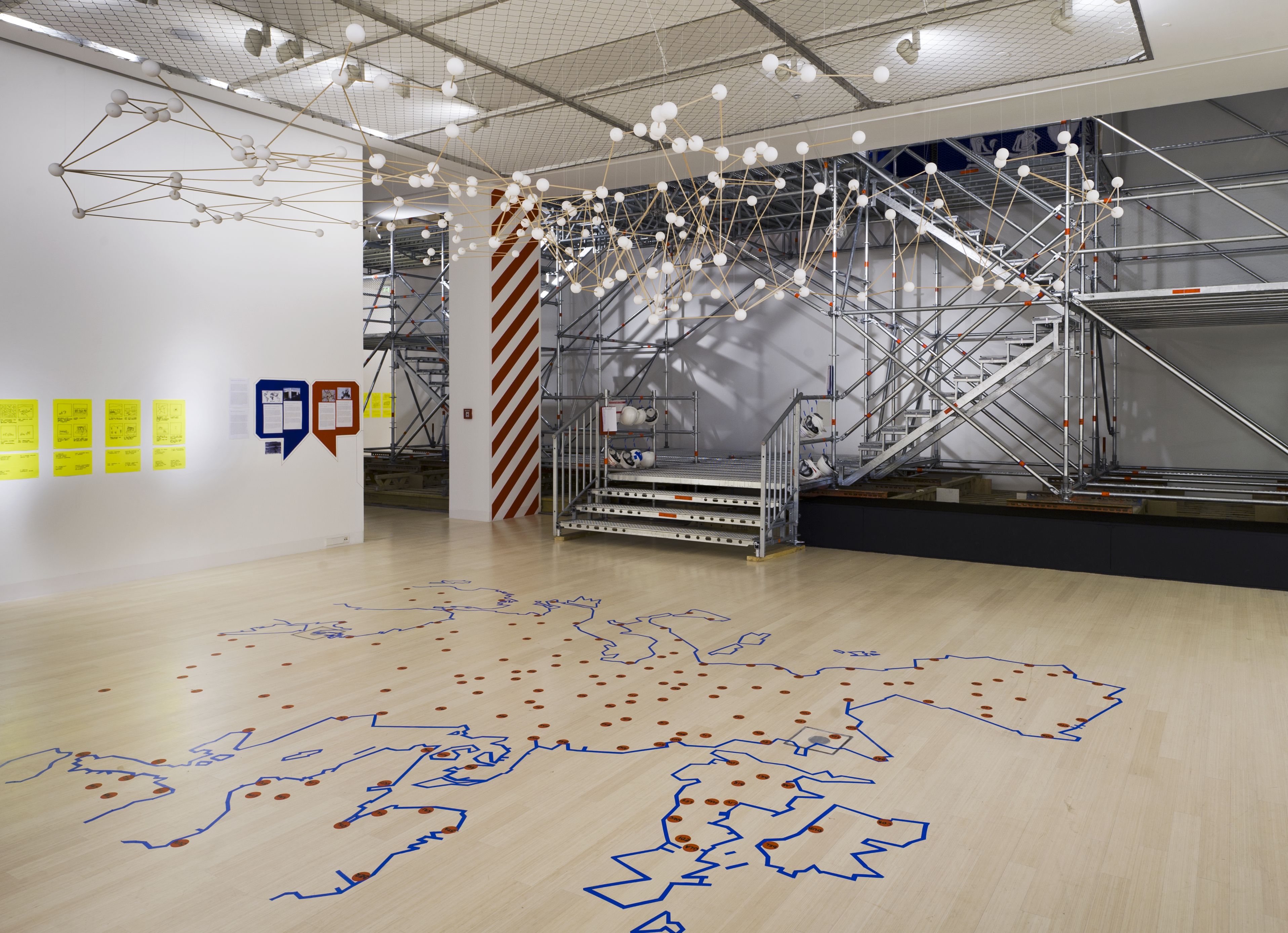 © DARABOS György / Ludwig Múzeum - Kortárs Művészeti Múzeum Adattára Yona Friedman kiállítása / Enteriőr