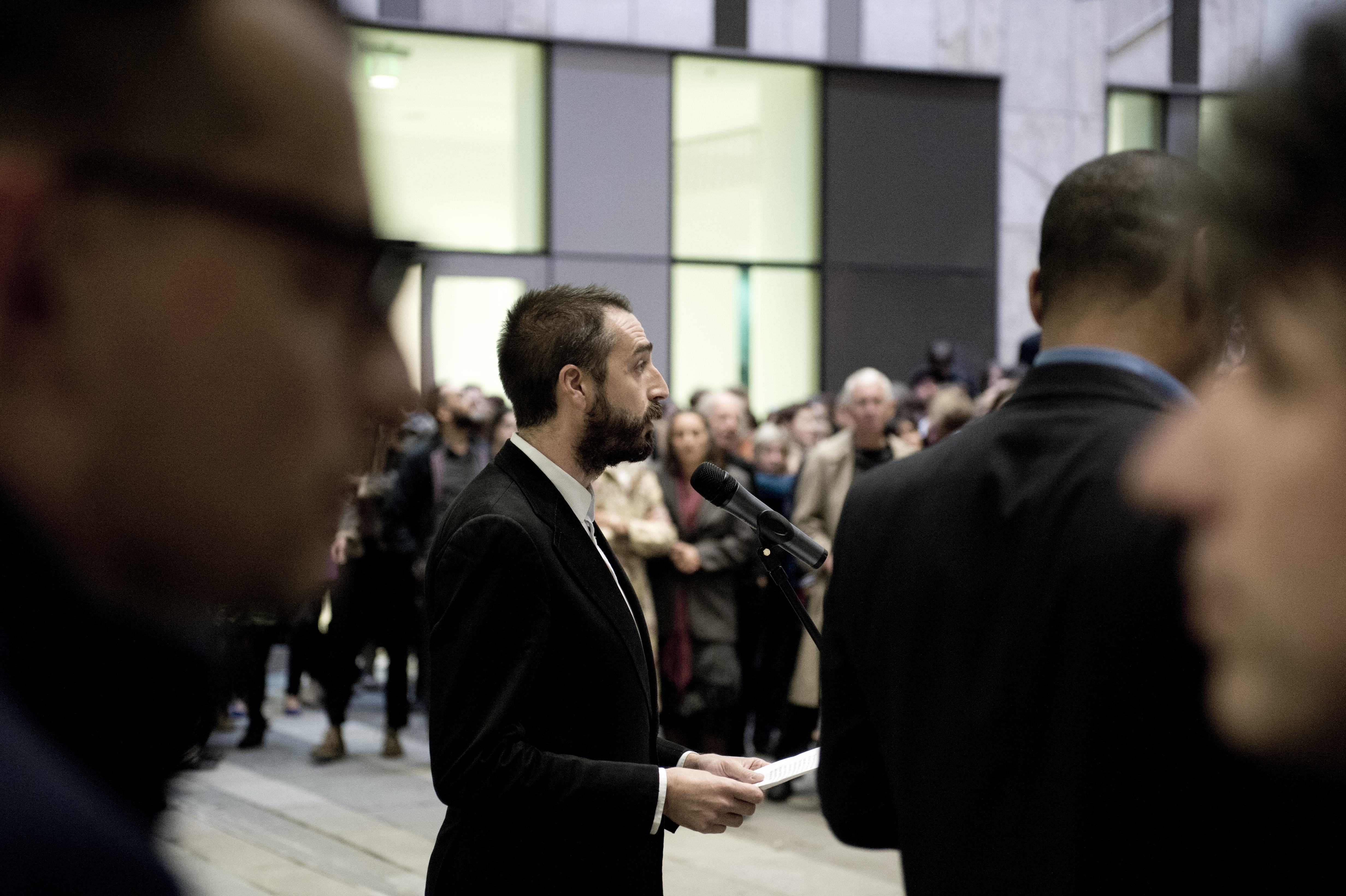Lakner Antal: Munkaállomás / Megnyitó © GLÓDI Balázs / Ludwig Múzeum - Kortárs Művészeti Múzeum AdattáraAntal Lakner: Workstation / Opening ceremony © Balázs GLÓDI / Ludwig Museum - Museum of Contemporary Art, Archives Lakner Antal: Munkaállomás / Megnyitó