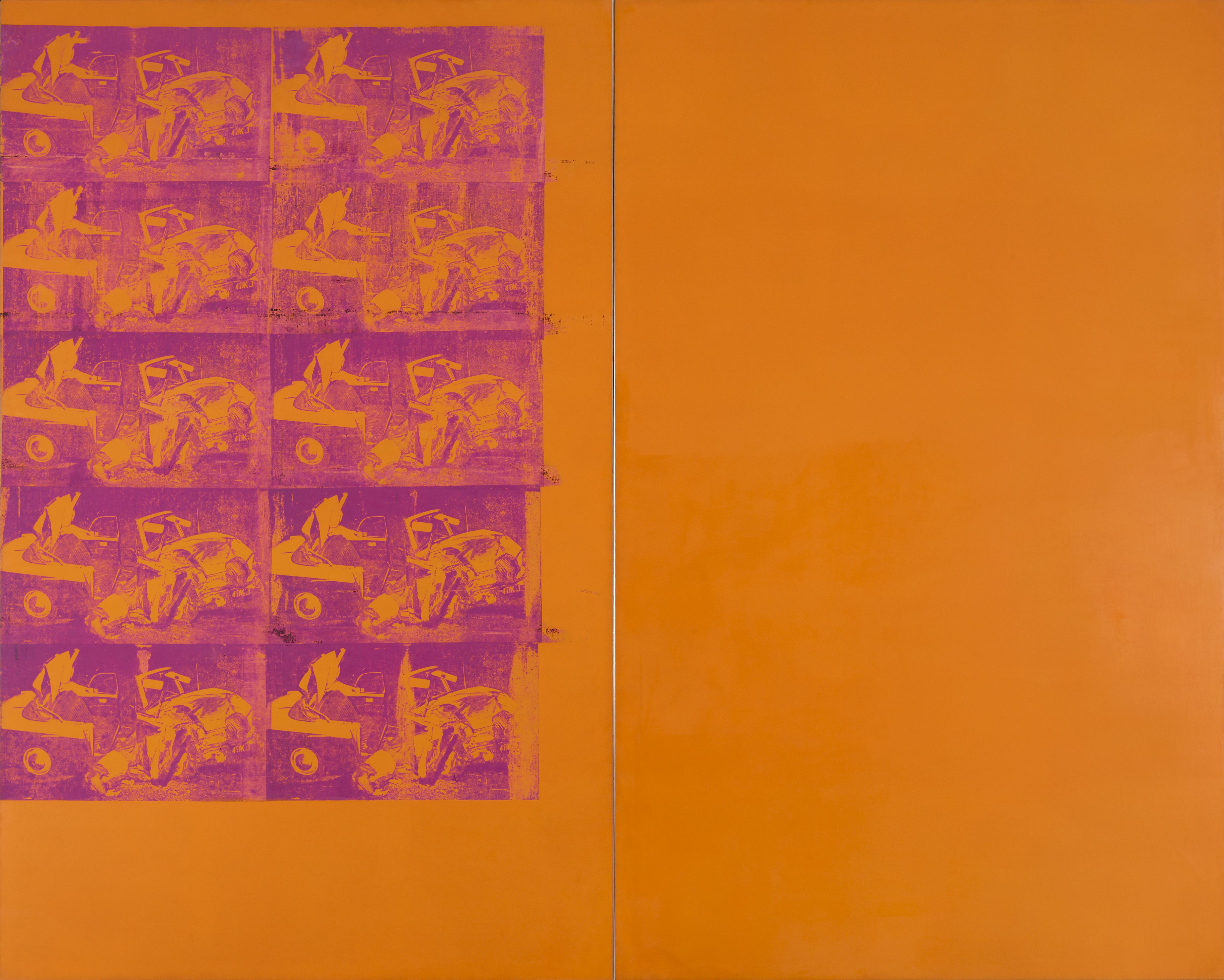 Andy Warhol: Narancssárga autóbaleset, 1976. museum moderner kunst stiftung ludwig wien. Fotó © mumok, © 2015 Andy Warhol Foundation, ARS - HUNGART
Andy Warhol: Orange Car Crash, 1976. museum moderner kunst stiftung ludwig wien. Photo © mumok, © 2015 Andy Warhol Foundation, ARS - HUNGART Andy Warhol - 1 (Jogdíjköteles!)