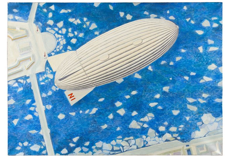 Andrej Medvegyev: A Néva folyó fölött, 2009. Akril, vászon, 60 x 80 cm. A művész családjának gyűjteménye
Andrey Medvedev: Over the Neva river, 2009. Acrylic, canvas, 60 x 80 cm. Collection of the Artist's Family Andrey Medvedev