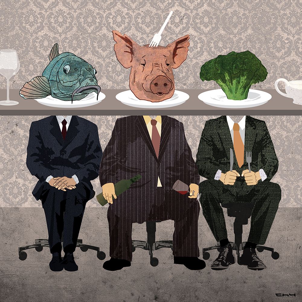 Szigethy Eszter: Eat your head off…, 2012, digitális nyomat, 100x100 cmEszter Szigethy: Eat your head off…, 2012, digital print, 100x100 cm Szigethy Eszter