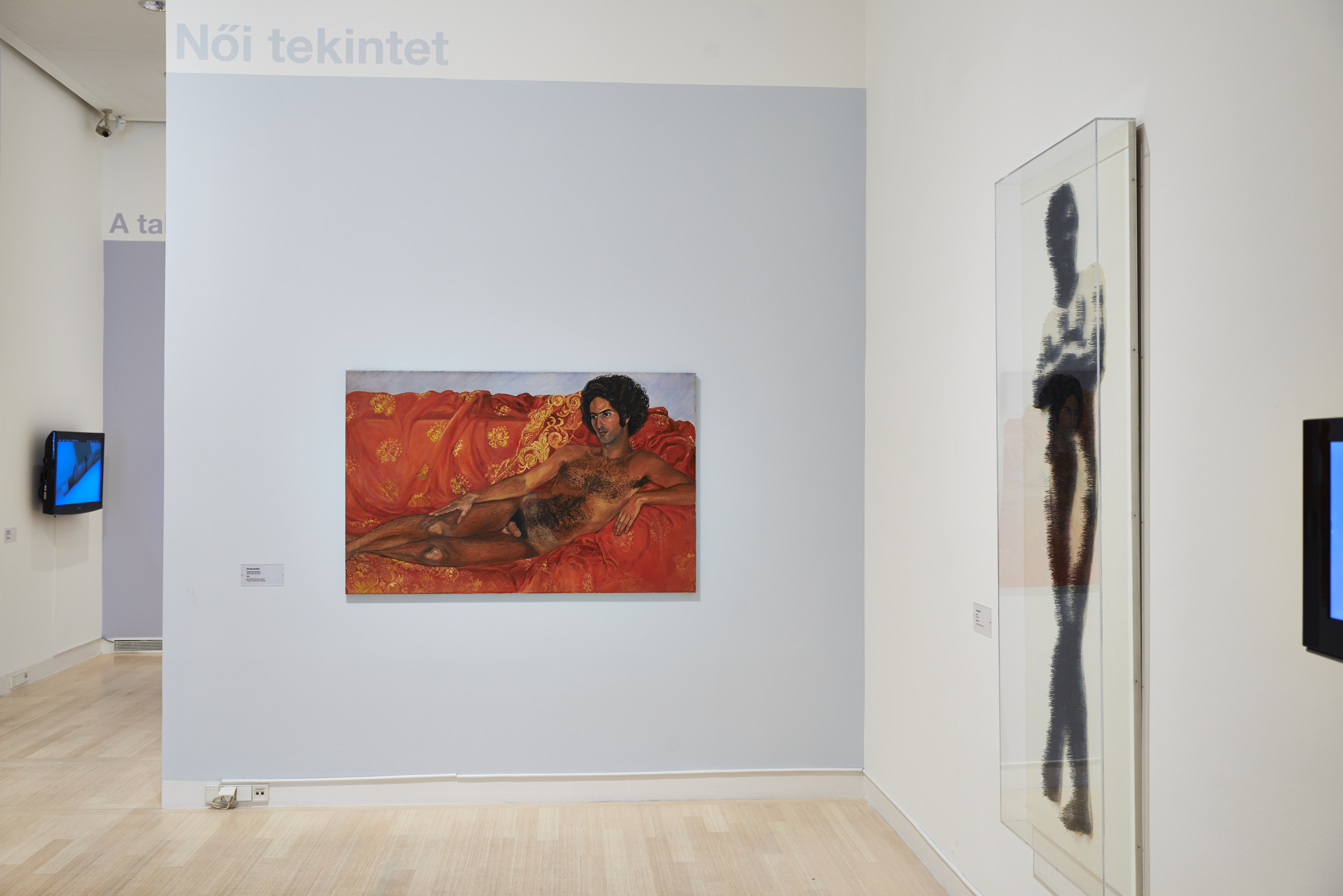 A meztelen férfi, kiállítási enteriőr, Ludwig Múzeum – Kortárs Művészeti Múzeum, Budapest, 2013. © Fotó: Darabos György / Ludwig Múzeum - Kortárs Művészeti Múzeum, Digitális Archívum és AdattárThe Naked Man, exhibition view, Ludwig Museum – Museum of Contemporary Art, Budapest, 2013 © Photo: György Darabos / Ludwig Museum - Museum of Contemporary Art, Archives A meztelen férfi / Enteriőr