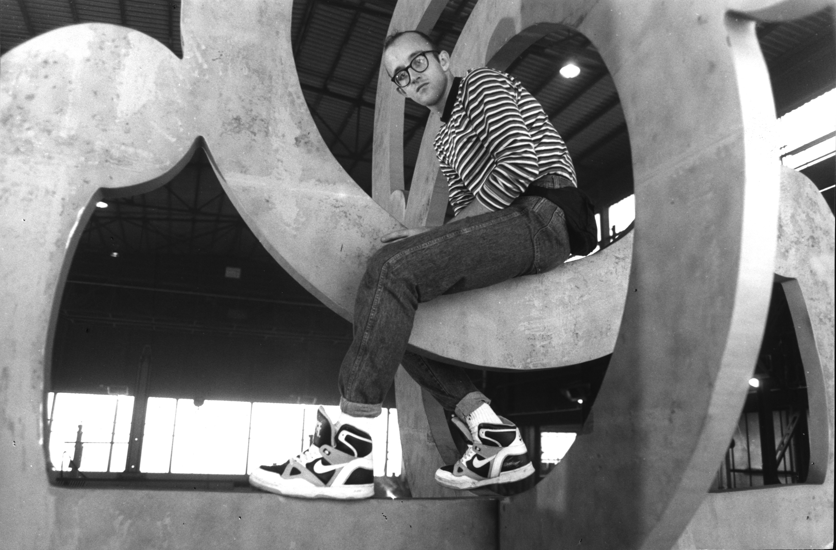 Keith Haring   A fényképet Jansen készítette, Düsseldorf, 1987   Keith Haring   Photo by Jansen, Düsseldorf, 1987 Keith Haring