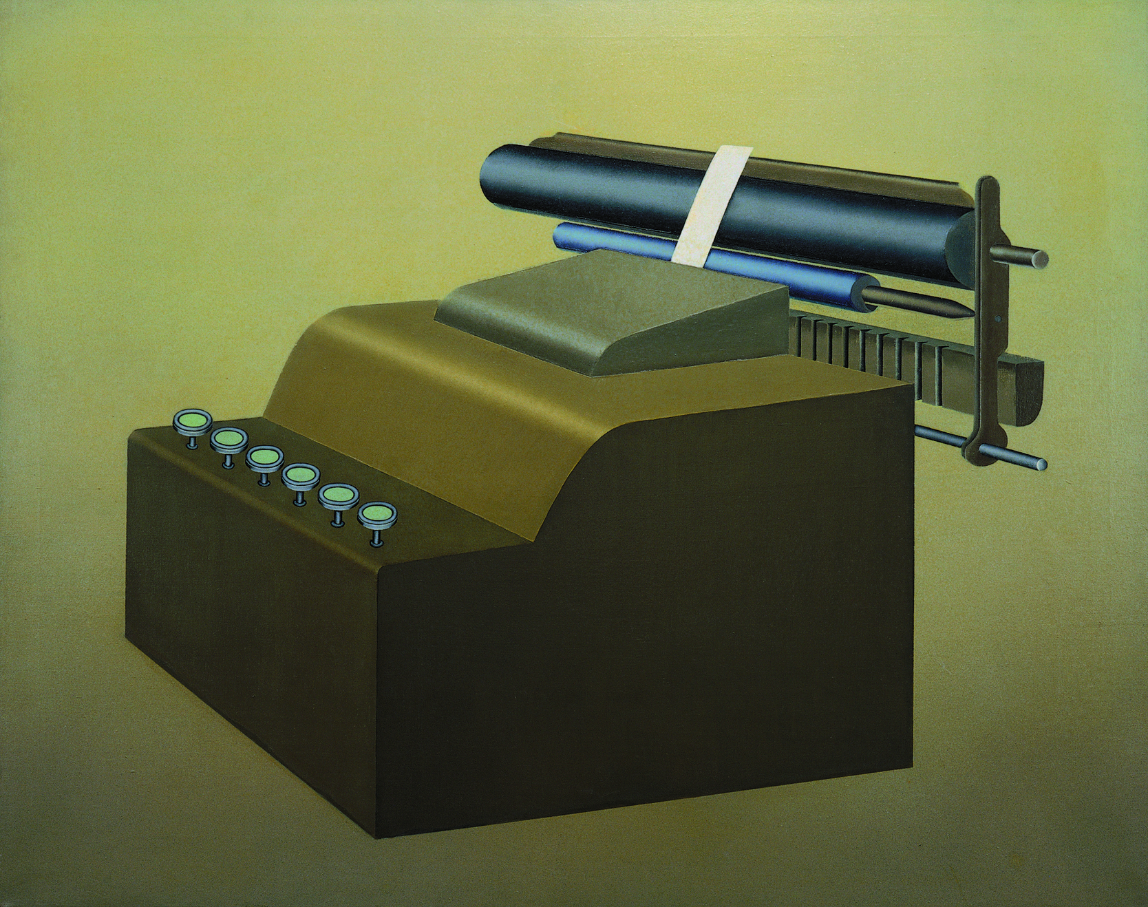 © ROSTA József / Ludwig Múzeum - Kortárs Művészeti Múzeum Adattára© József ROSTA / Ludwig Museum - Museum of Contemporary Art, Archives Konrad Klapheck: Áhítat | Devotion, 1959