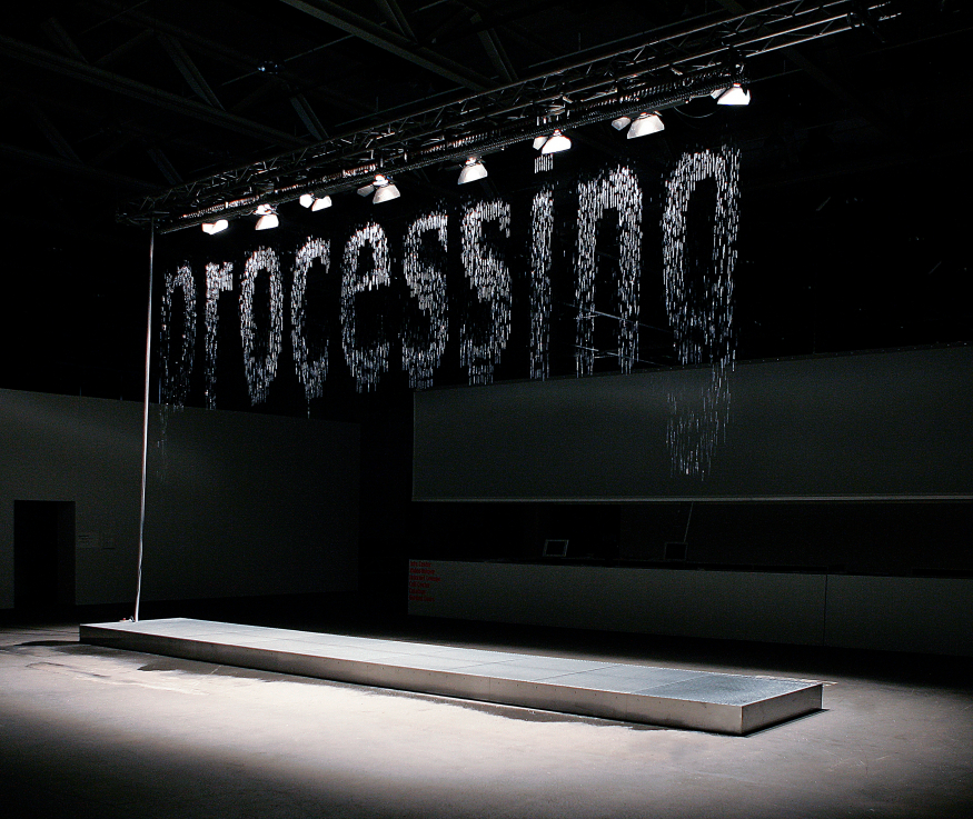 Julius Popp: Bit.Fall_3