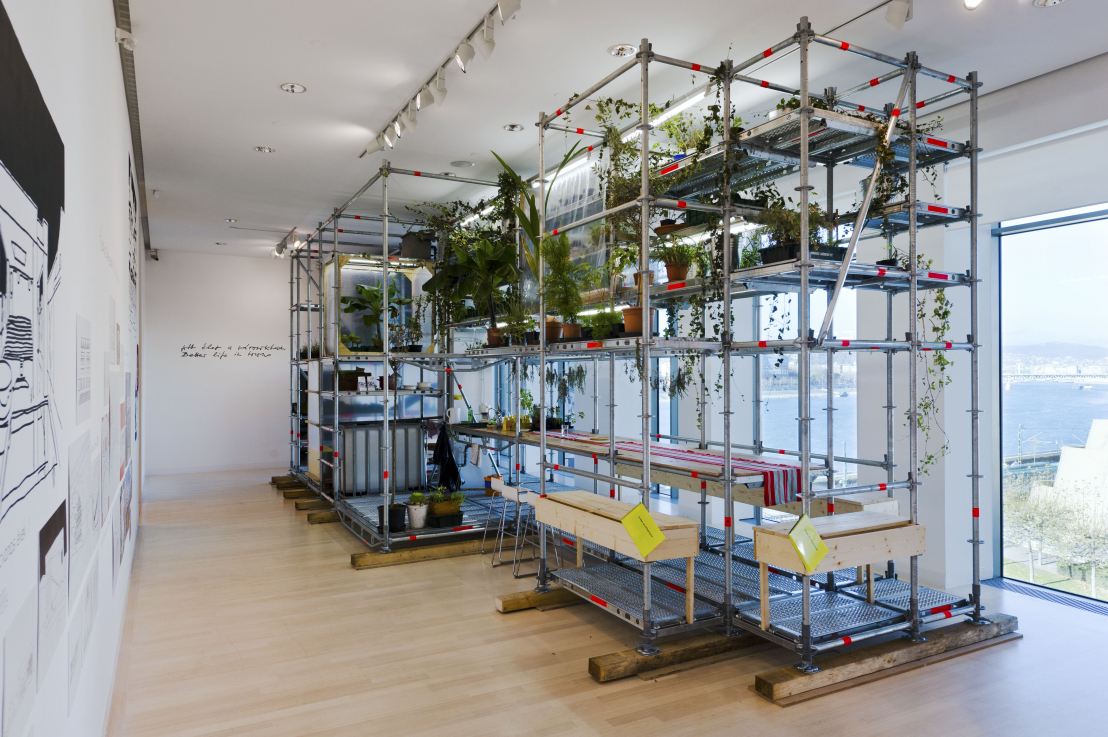 Yona Friedman kiállítása / Enteriőr