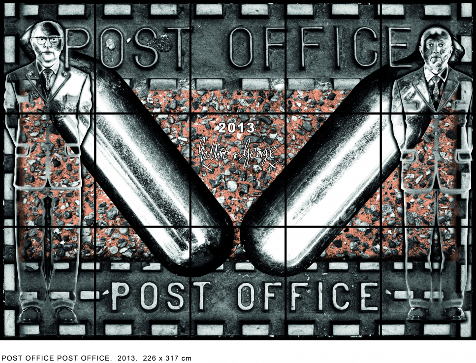 Post Office Post Office 2013 copyright Gilbert &amp; George