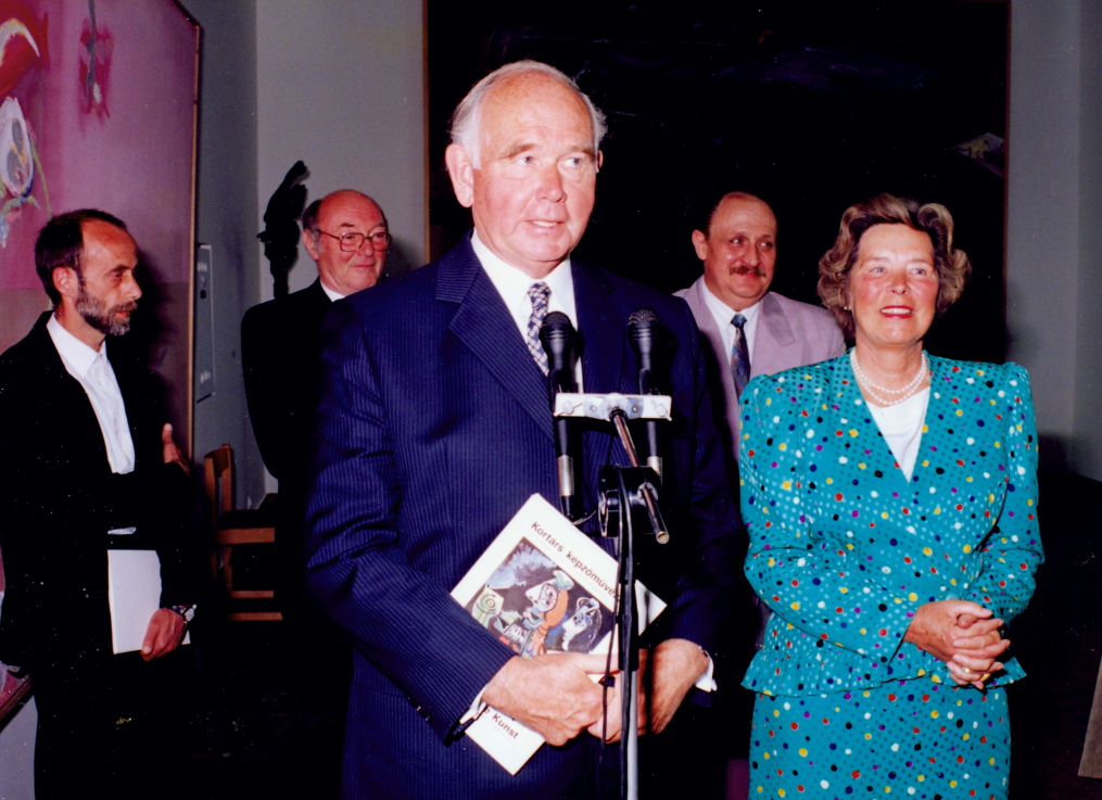 A Ludwig Múzeum első állandó kiállításának megnyitója  a Budavári Palota ’A’ Épületében, 1991. június 4.