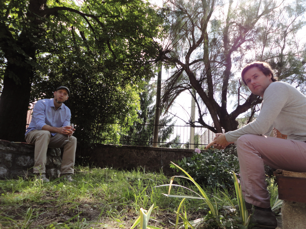 Fajcsák Dénes és Fábián Gábor kurátorok