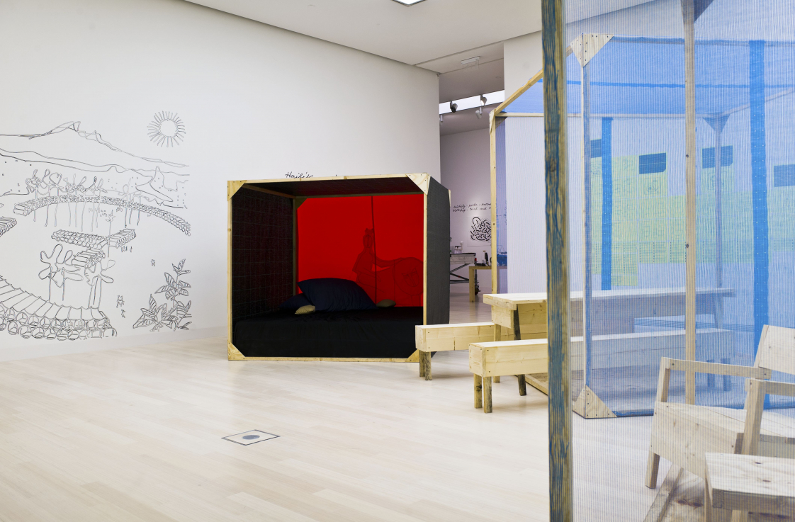 Yona Friedman kiállítása / Enteriőr