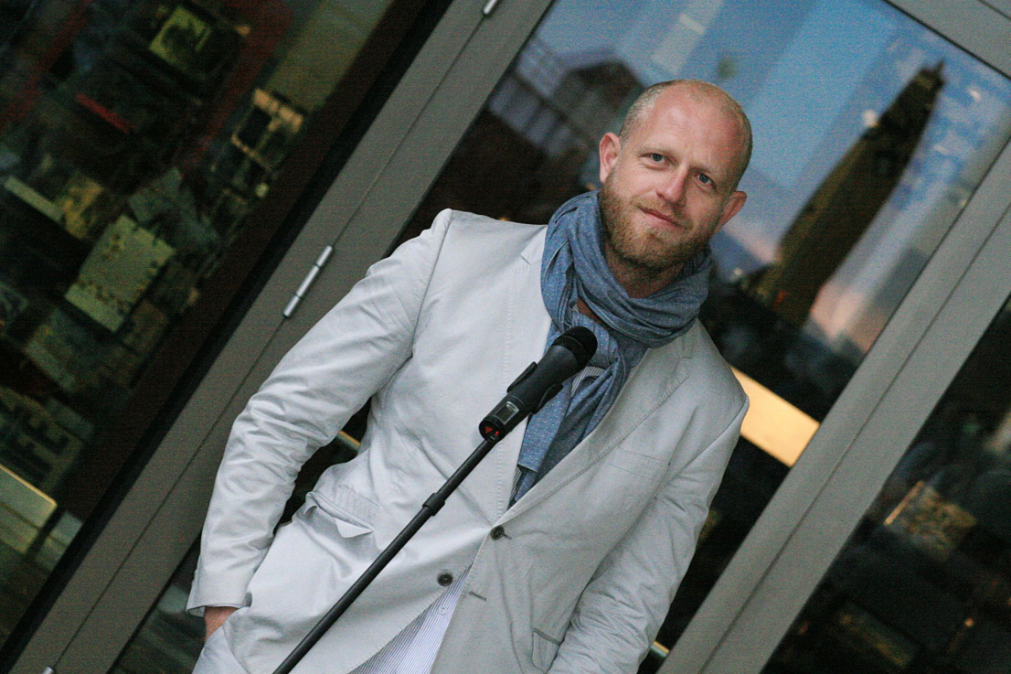 Pieter Hugo a megnyitón/at the opening