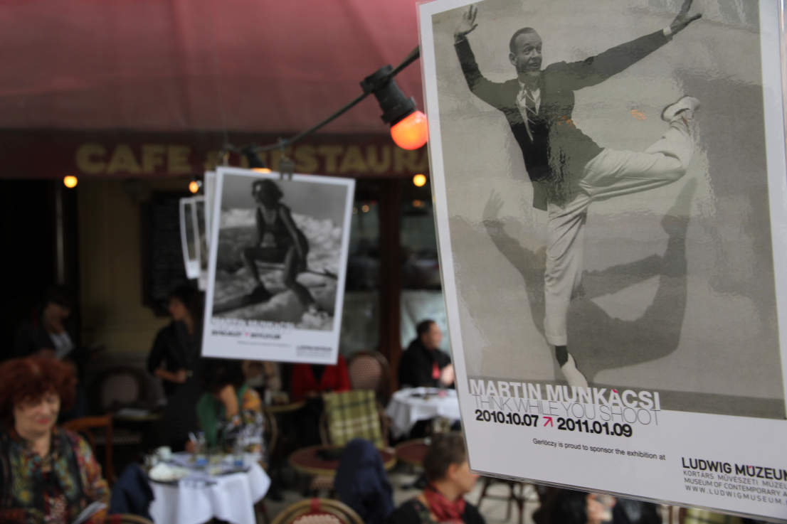 Martin Munkácsi: Think While You Shoot / Sajtótájékoztató a Gerlóczy Kávéházban / Press Conference