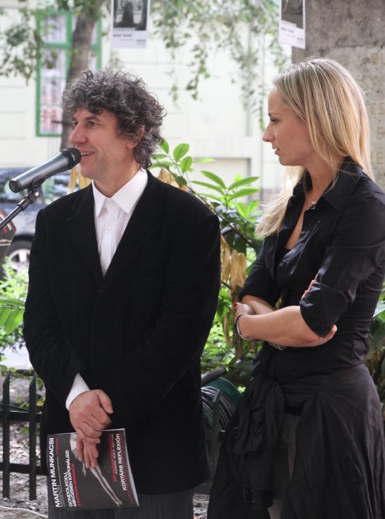 Martin Munkácsi: Think While You Shoot / Sajtótájékoztató a Gerlóczy Kávéházban / Press Conference