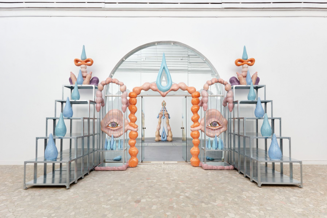 Udvari installáció Fotó: Bíró Dávid