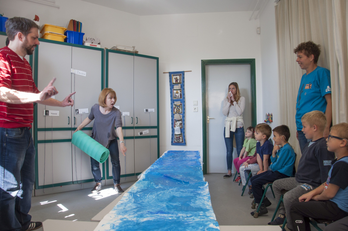 Művészek az osztályteremben Fotó: László Panka