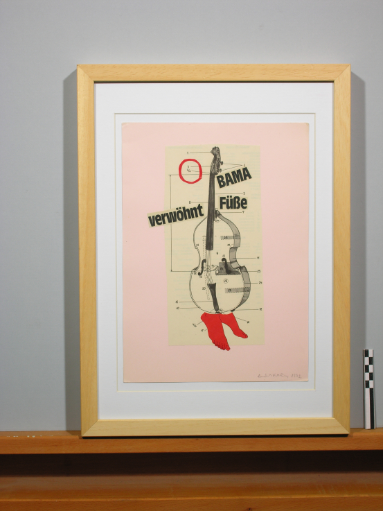 LADIK Katalin: Szünet a forradalmi munkában │ Pause in the revolutionary work, 1979, papír, kollázs │ paper collage, Ludwig Múzeum - Kortárs Művészeti Múzeum, Budapest