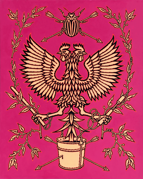 ©Mikola Macenko: A Könyv a tudás forrása, olaj, vászon, 2007. /  ©Mykola Matsenko: Book is the source of knowledge, oil and acrylic on canvas, 2007