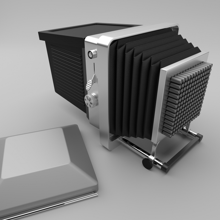 Waliczky Tamás: Ortografikus kamera. Digitális kép, 2017