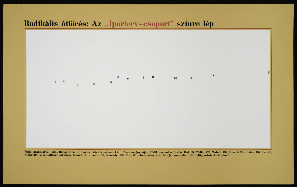 Tót Endre_Az Iparterv-csoport színre lép, 1999, Magyar Nemzeti Galéria