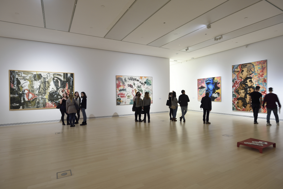 Ludwig 30 - Graffiti, kiállítási enteriőr, Fotó: ROSTA József © Ludwig Múzeum – Kortárs Művészeti Múzeum, Adattár és Digitális Archívum