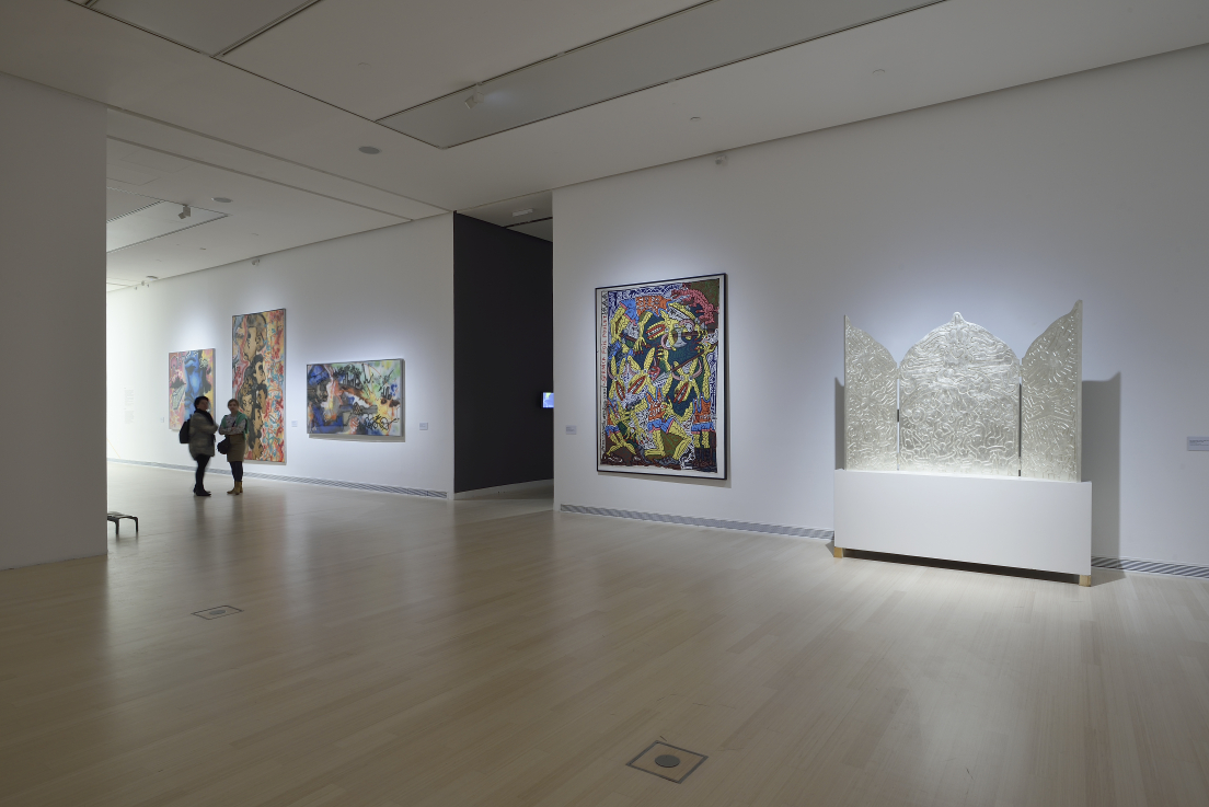 Ludwig 30 - Graffiti, kiállítási enteriőr, Fotó: ROSTA József © Ludwig Múzeum – Kortárs Művészeti Múzeum, Adattár és Digitális Archívum