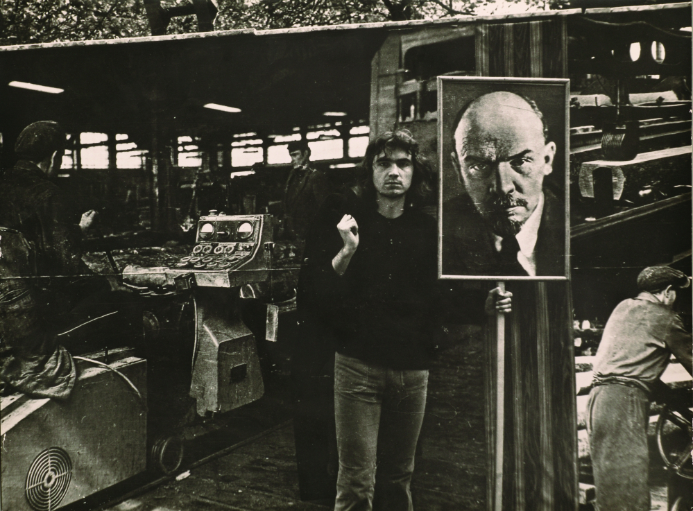 Bálint Szombathy, Lenin in Budapest, 1972, bw photograph, Marinko Sudac Collection /// Szombathy Bálint: Lenin Budapesten, 1972, fekete-fehér fotó, Marinko Sudac Gyűjtemény