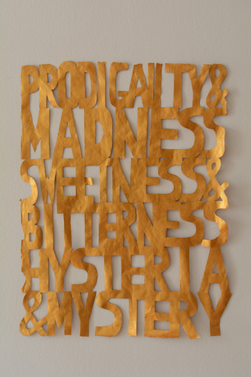 Hristina Ivanoska, Untitled (Prodigality and madness sweetness and bitterness hysteria and mystery), 2014