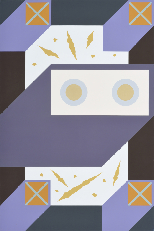 Bak Imre: Kitörés, 1991 akril, vászon, 210 x 140 cm Ludwig Múzeum – Kortárs Művészeti Múzeum  fotó: Rosta József / Ludwig Múzeum – Kortárs Művészeti Múzeum