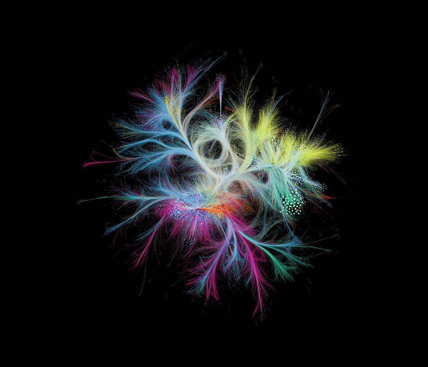 A NATURE 150 ÉVE, 2019 150 YEARS OF NATURE, 2019  150 Years of Nature video stills, by A.-L. Barabási, A. J. Gates, A. Grishchenko,  Q. Ke, M. Martino and O. Varol, as published in “Nature’s Reach: Narrow Work Has  Broad Impact,” Nature (November 6, 2019)Barabási Albert-László, A. J. Gates, A. Grishchenko, Q. Ke, M. Martino, O. Varol:  Állóképek A Nature 150 éve jubileumi számához, a Nature, 2019. november 6-i  száma „Nature's Reach: Narrow Work Has Broad Impact” című cikkéből