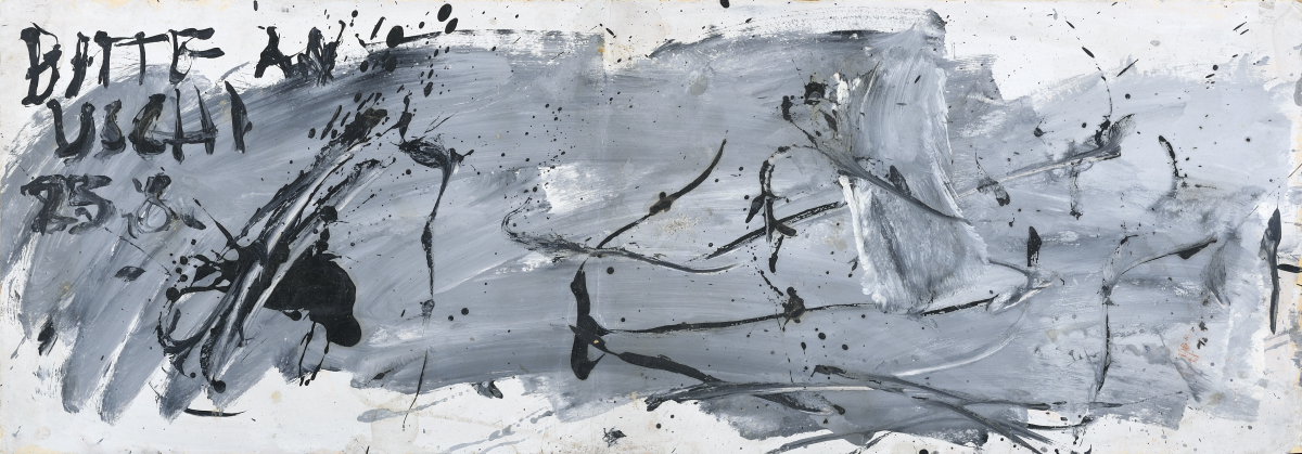 4.	FREY Krisztián: Brief an Uschi I., 1963, olaj, papír, 35 x 100 cm, magángyűjtemény / private collection © fotó / photo: ROSTA József – Ludwig Múzeum – Kortárs Művészeti Múzeum