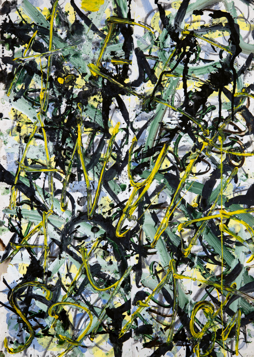 10.	FREY Krisztián: AEE, 1991, 70×50 cm, olaj, hajtogatott papír / oil, folded paper, Schimicsek Gyűjtemény / Schimicsek Collection  © fotó / photo: MESTER Tibor