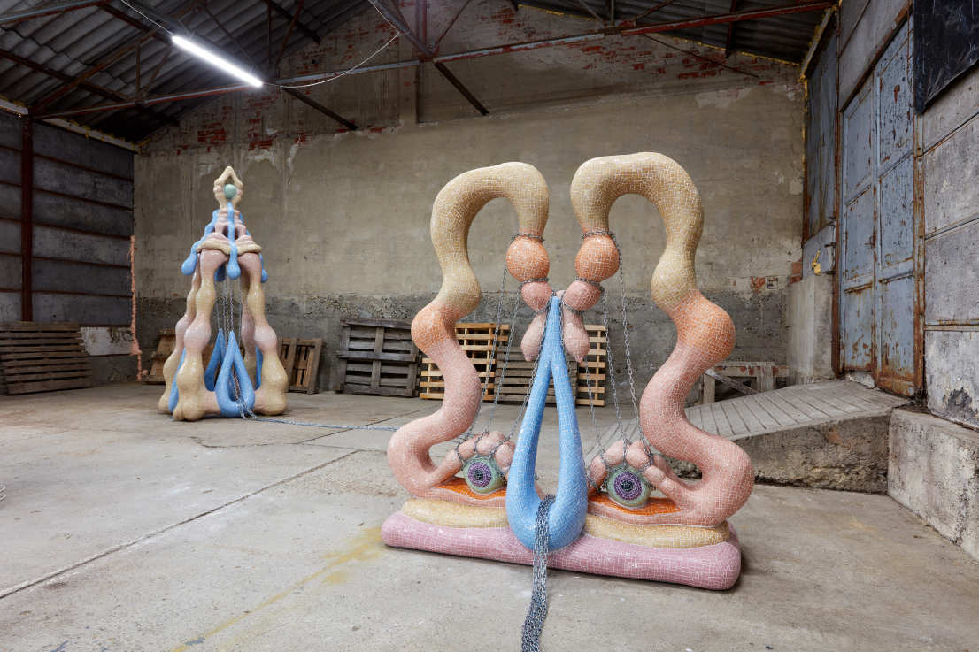 Az 59. Velencei Képzőművészeti Biennále Magyar Pavilonja kiállítása | Keresztes Zsófia: Az álmok után: merek dacolni a károkkal, 2020. (részlet), Fotó: Biró Dávid  Zsofia Keresztes: After Dreams: I Dare to Defy the Damage 2020. (detail), Photo: David Biró