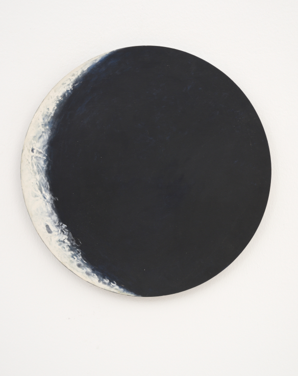 Lengyel András: Hold, 1997, olaj, vászon, magántulajdon, © Rosta József