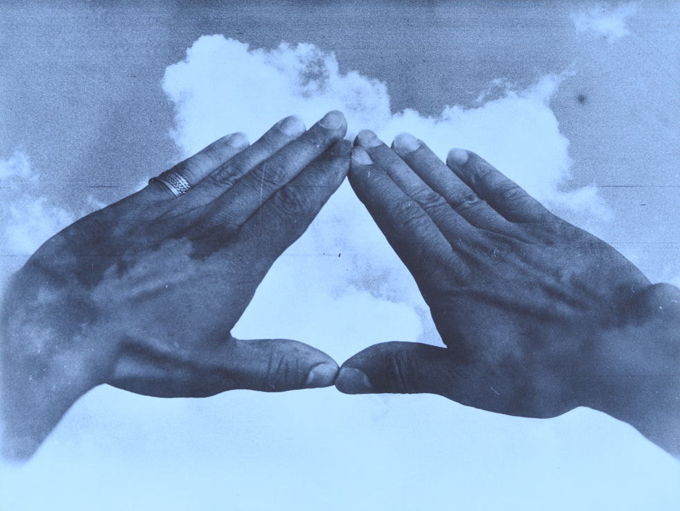 Lengyel András: Nyílt tér I-II., 1979, manipulált fotógram, magántulajdon, © Rosta József